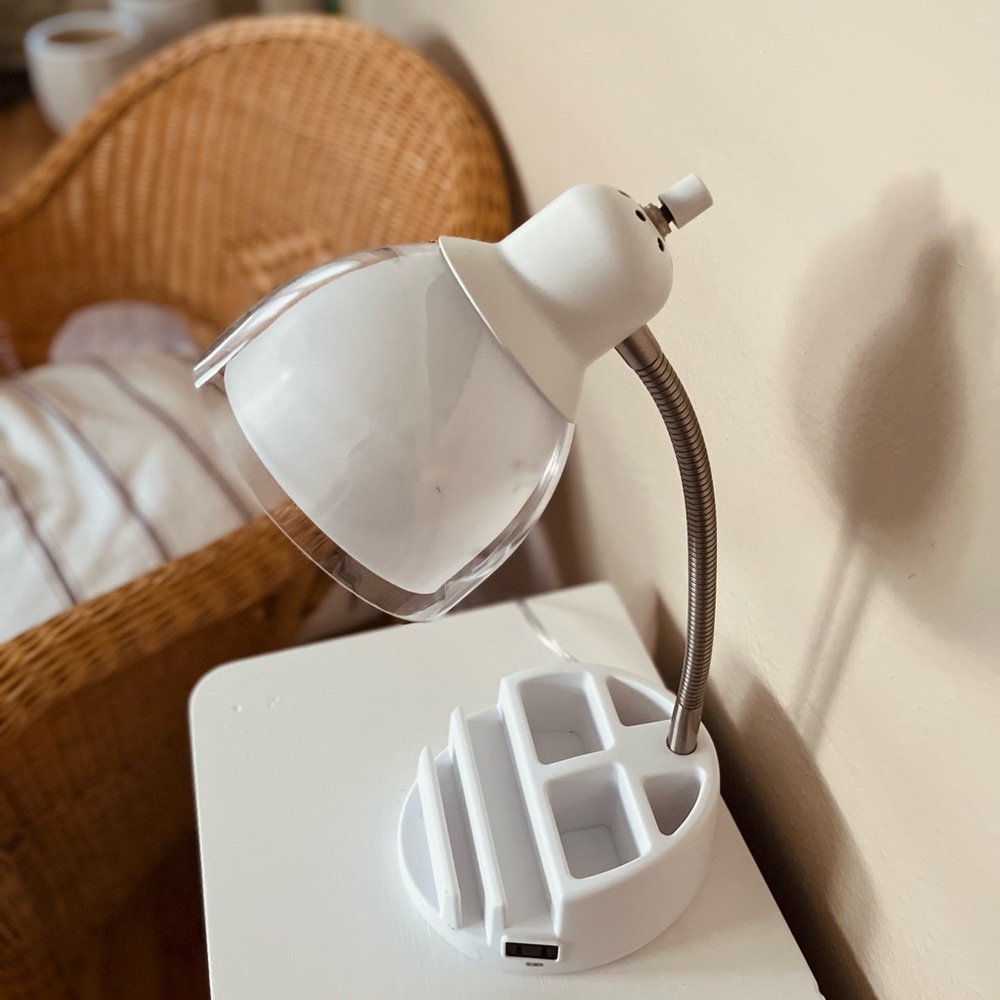 Cute white desk lamp